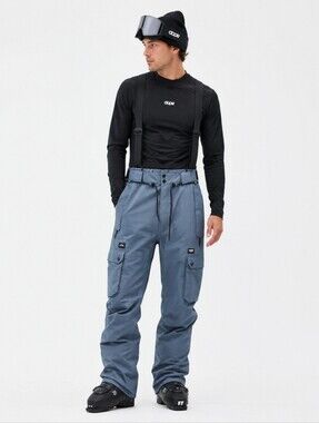 Dope Snow Blizzard FW21 men’s ski snowboard pants blue gray size L waterproof